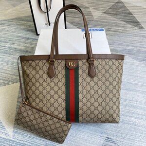 🍀Gucci Ophidia GG medium tote Bag
